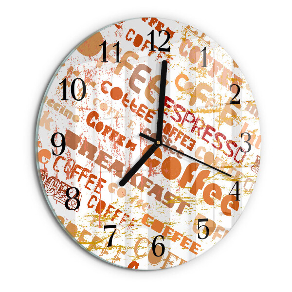 Orologio rotondo Caffè