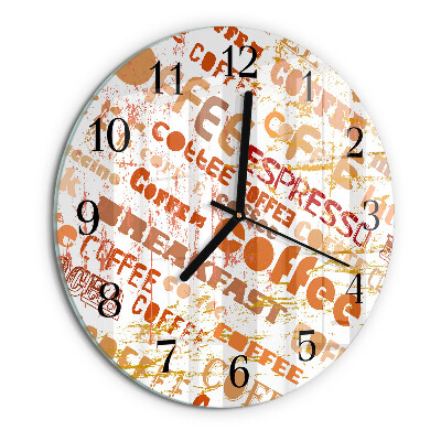 Orologio rotondo Caffè