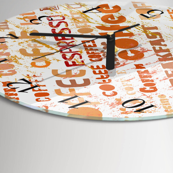Orologio rotondo Caffè