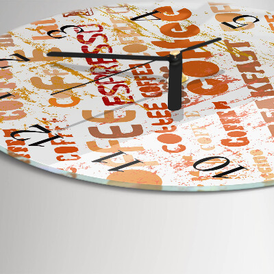 Orologio rotondo Caffè