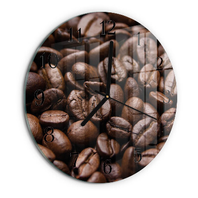Orologio rotondo chicchi di caffè