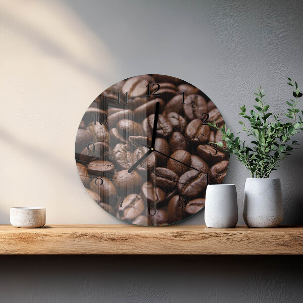 Orologio rotondo chicchi di caffè