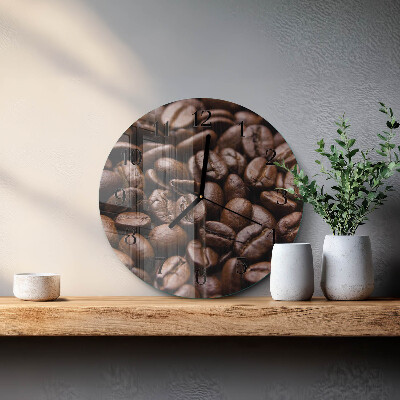 Orologio rotondo chicchi di caffè