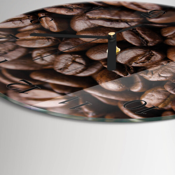 Orologio rotondo chicchi di caffè