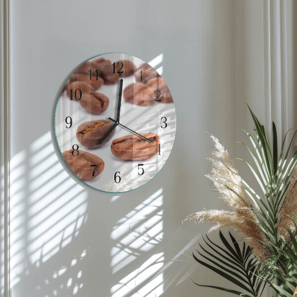 Orologio rotondo chicchi di caffè