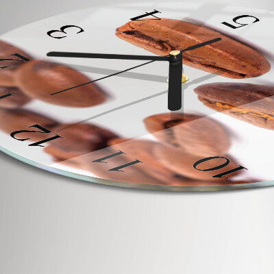 Orologio rotondo chicchi di caffè