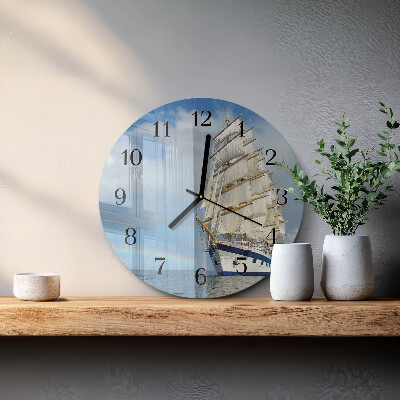 Orologio rotondo Nave
