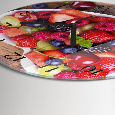 Orologio rotondo Frutta