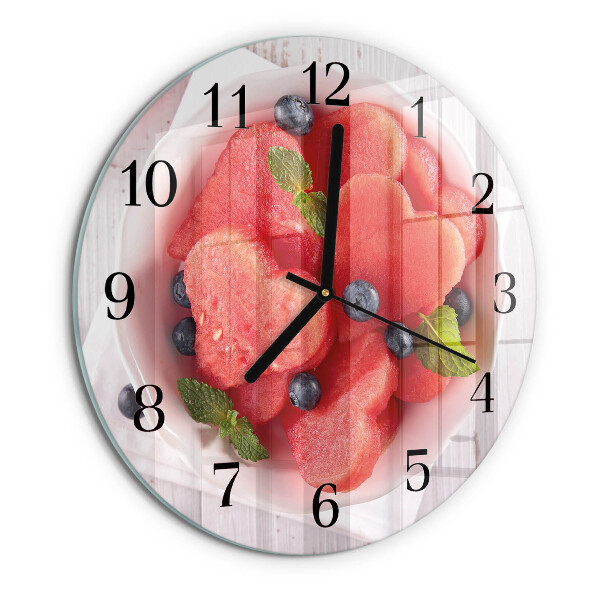 Orologio rotondo Cuore di anguria
