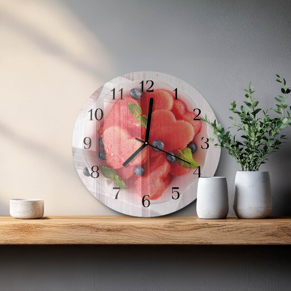 Orologio rotondo Cuore di anguria