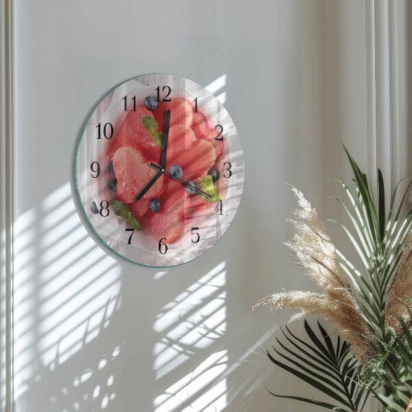 Orologio rotondo Cuore di anguria