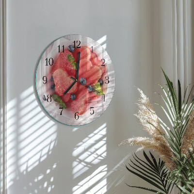 Orologio rotondo Cuore di anguria