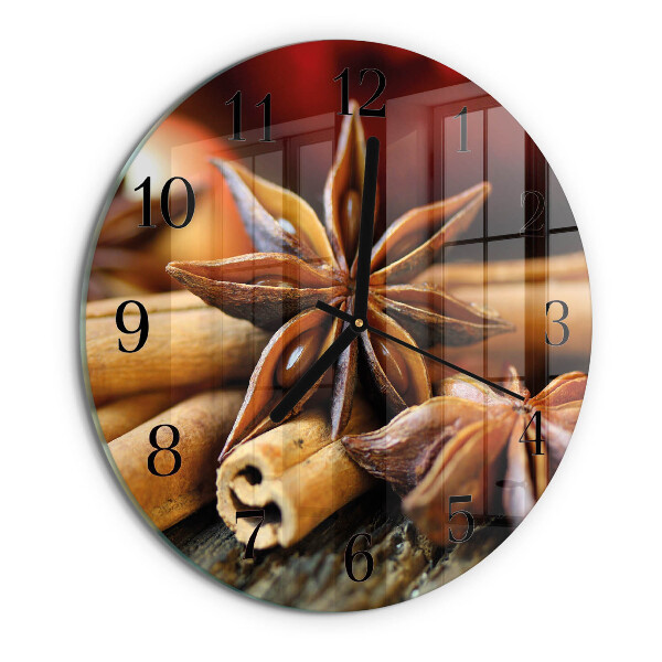 Orologio rotondo Anice e cannella