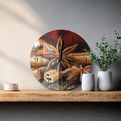 Orologio rotondo Anice e cannella