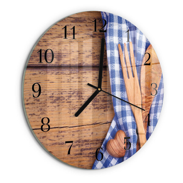 Orologio rotondo Legno e utensili