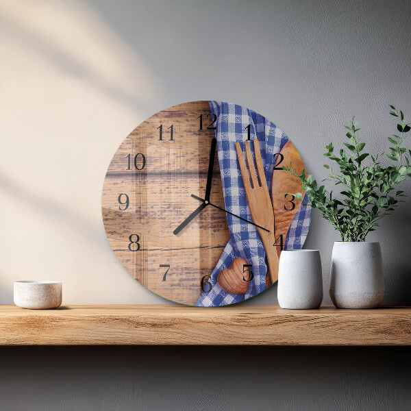 Orologio rotondo Legno e utensili