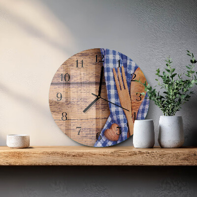 Orologio rotondo Legno e utensili