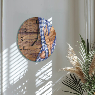 Orologio rotondo Legno e utensili