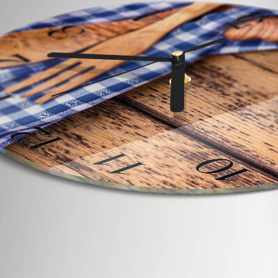 Orologio rotondo Legno e utensili