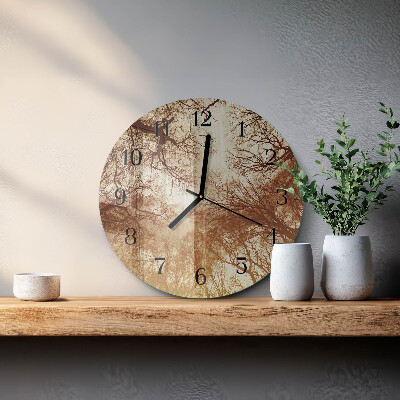 Orologio rotondo Chiome degli alberi
