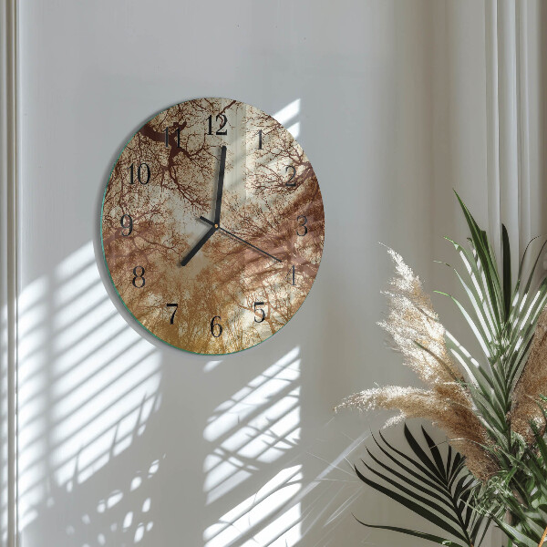 Orologio rotondo Chiome degli alberi