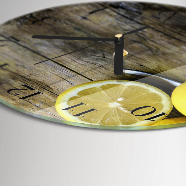 Orologio rotondo limoni succosi
