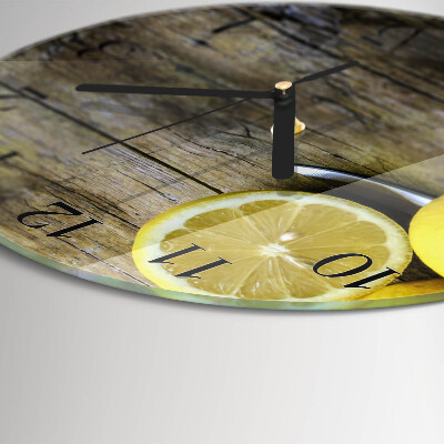 Orologio rotondo limoni succosi