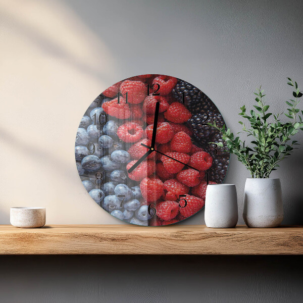 Orologio rotondo Frutti di bosco