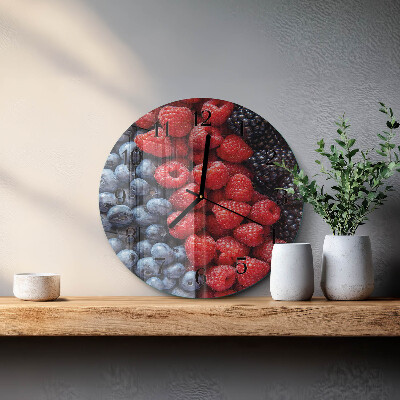 Orologio rotondo Frutti di bosco