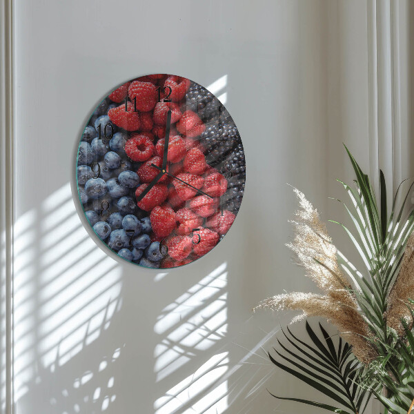Orologio rotondo Frutti di bosco