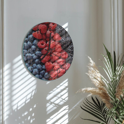 Orologio rotondo Frutti di bosco