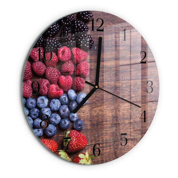 Orologio rotondo Frutti di bosco