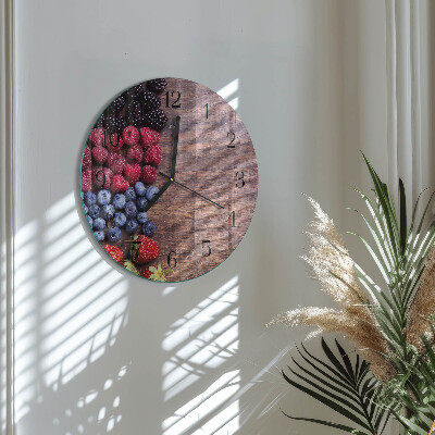 Orologio rotondo Frutti di bosco