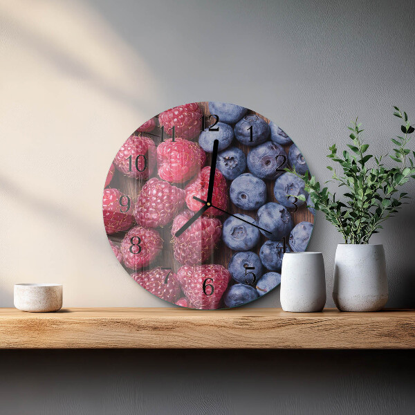 Orologio rotondo Frutti di bosco