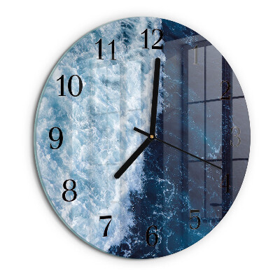 Orologio rotondo Onde oceaniche