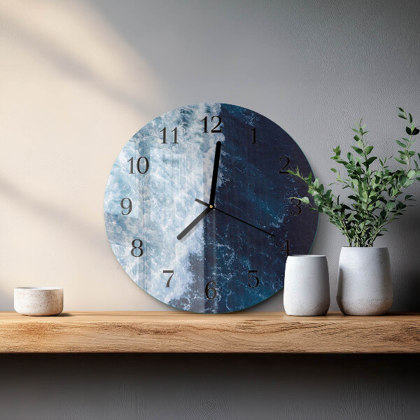 Orologio rotondo Onde oceaniche