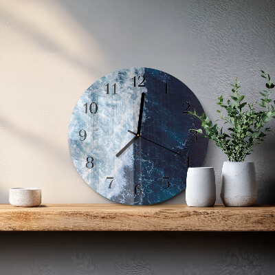 Orologio rotondo Onde oceaniche