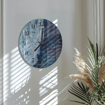 Orologio rotondo Onde oceaniche