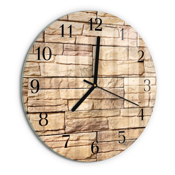 Orologio rotondo Clinker
