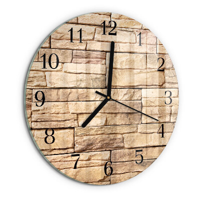Orologio rotondo Clinker