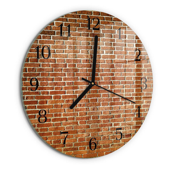 Orologio rotondo Mattone