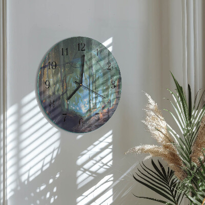 Orologio rotondo Foresta mistica