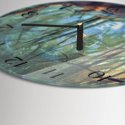 Orologio rotondo Foresta mistica