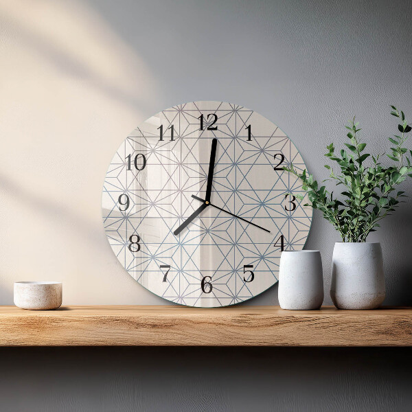 Orologio rotondo Modello geometrico