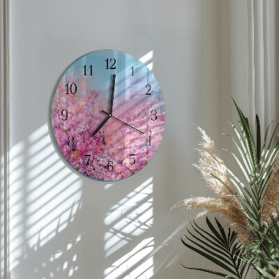 Orologio rotondo Motivo floreale