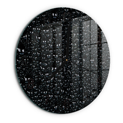 Orologio rotondo Gocce d'acqua