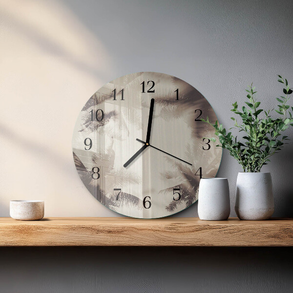 Orologio rotondo Palme