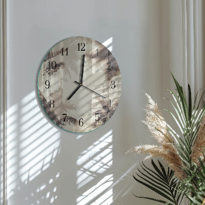 Orologio rotondo Palme