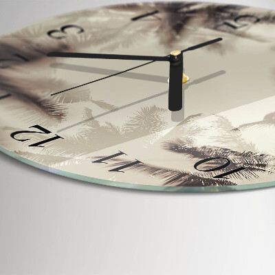 Orologio rotondo Palme