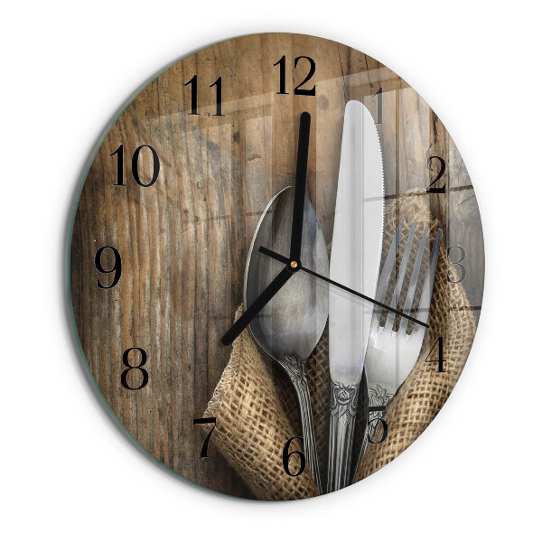 Orologio rotondo Posate